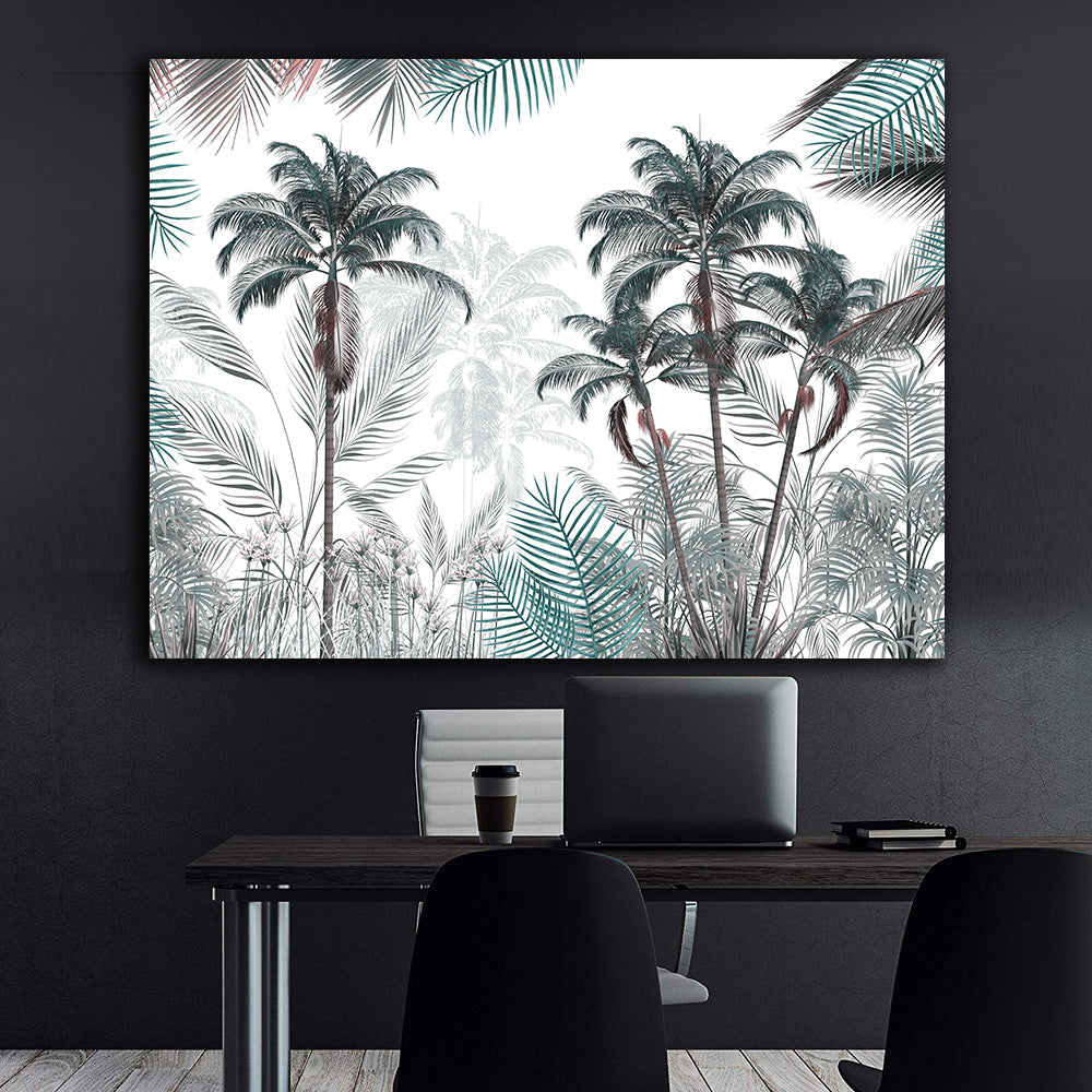 Leinwandbild - Palmenlandschaft