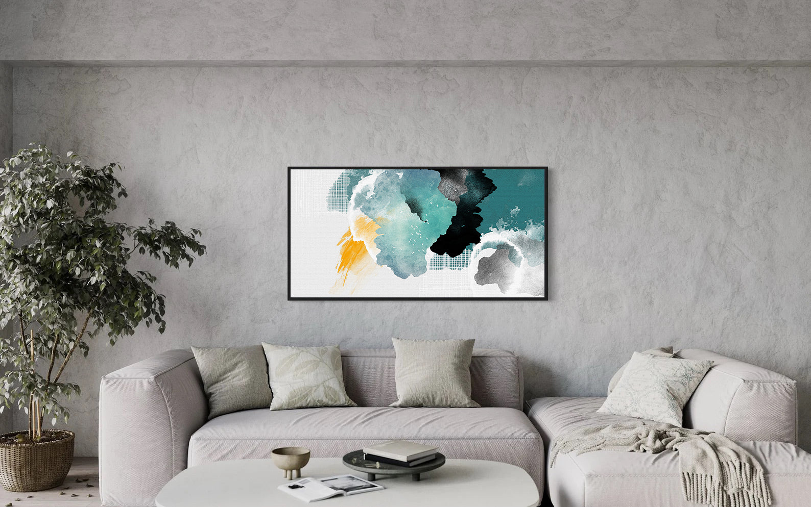 Leinwandgemälde - Abstrakte moderne Kunst