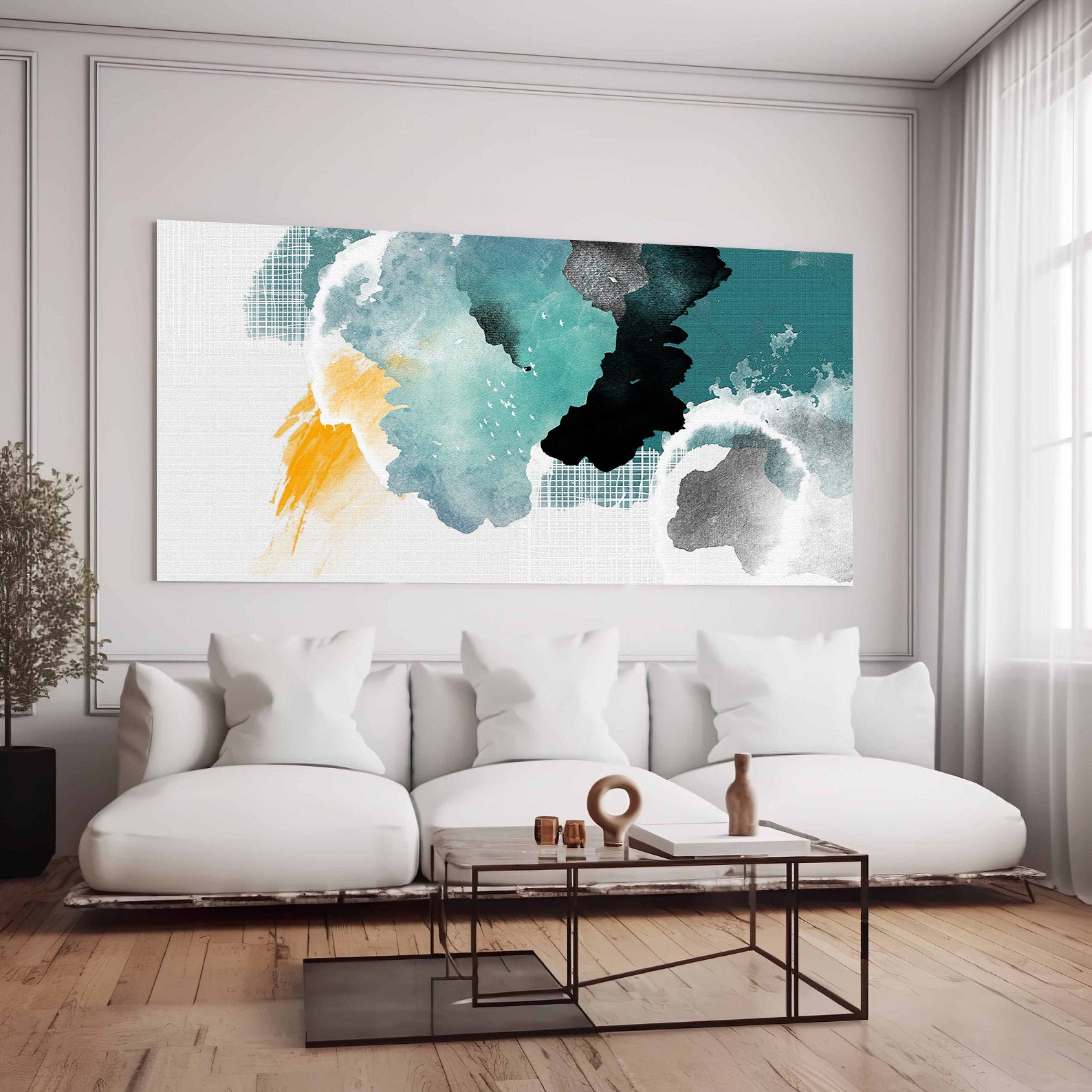 Leinwandgemälde - Abstrakte moderne Kunst