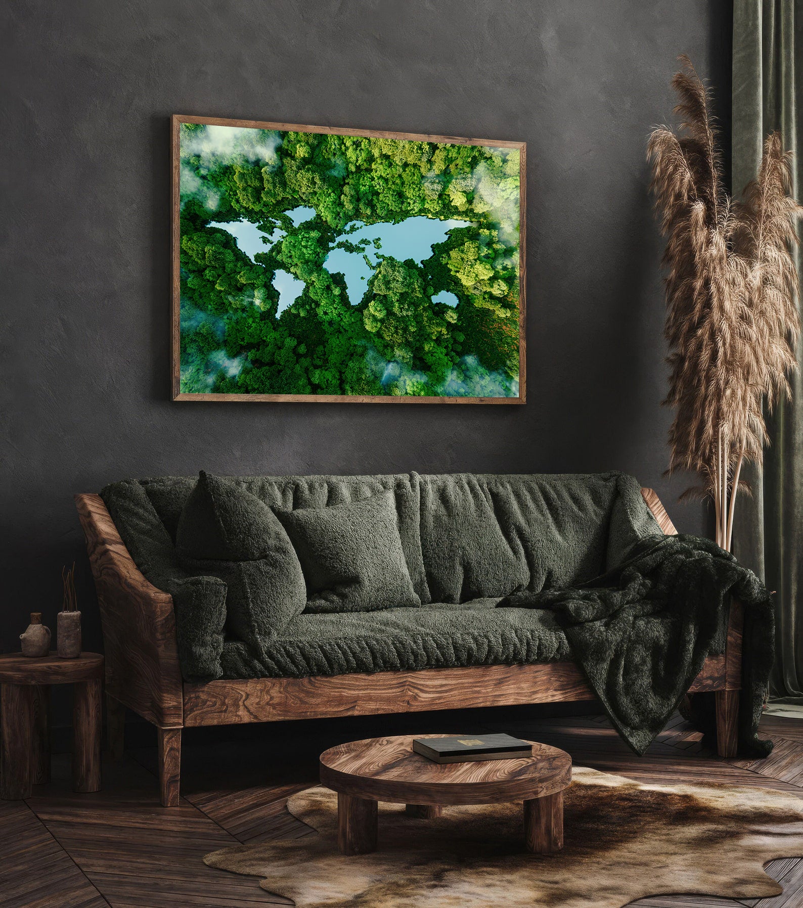 Tablou Canvas - Copaci Verzi Peisaj