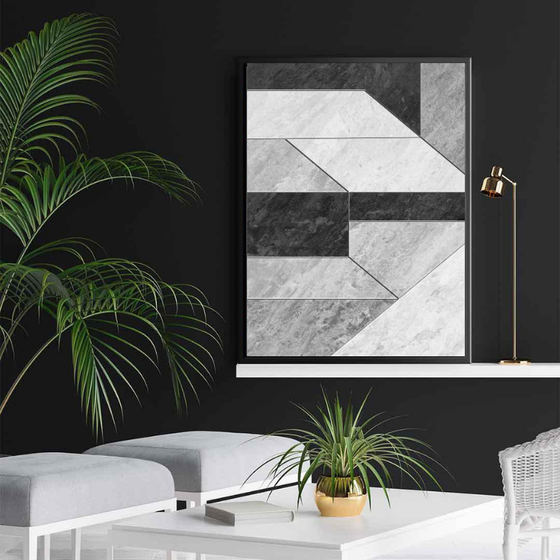 Leinwandgemälde - Moderne abstrakte Geometrie