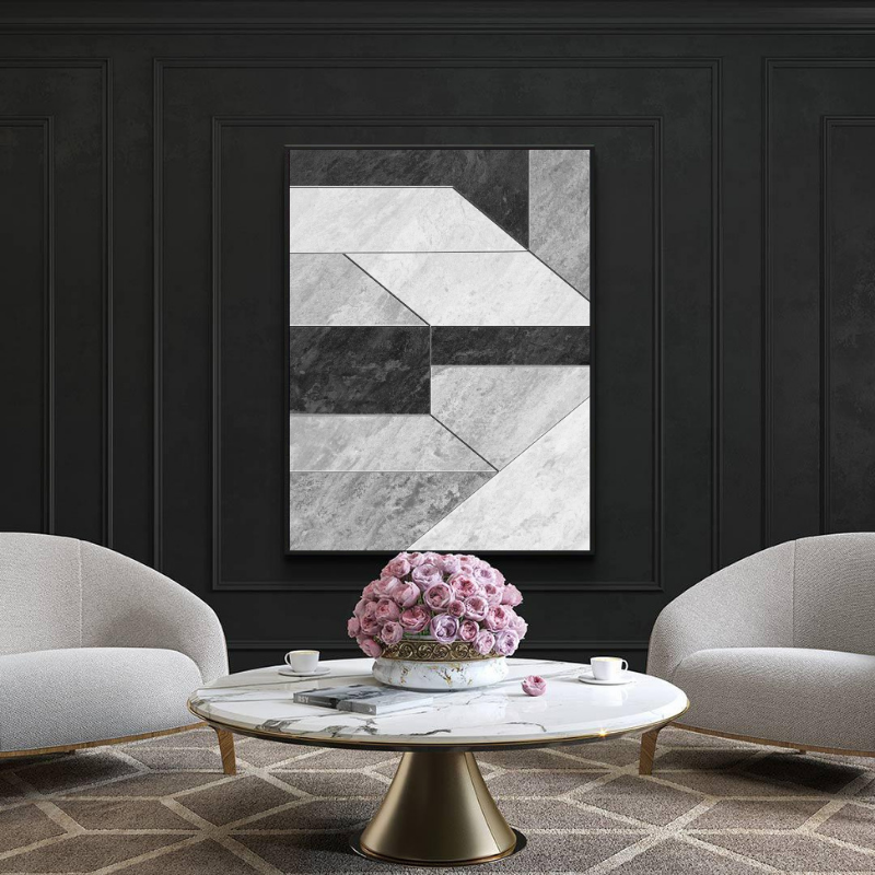 Leinwandgemälde - Moderne abstrakte Geometrie