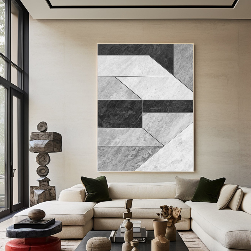 Leinwandgemälde - Moderne abstrakte Geometrie