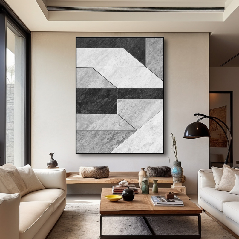 Leinwandgemälde - Moderne abstrakte Geometrie