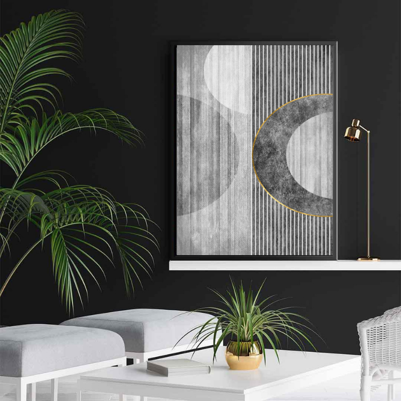Leinwandgemälde - Moderne abstrakte Geometrie