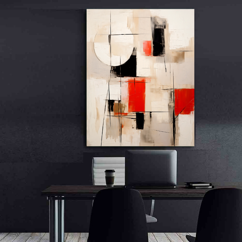 Leinwandgemälde - Moderne abstrakte Geometrie