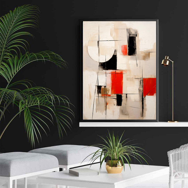 Leinwandgemälde - Moderne abstrakte Geometrie