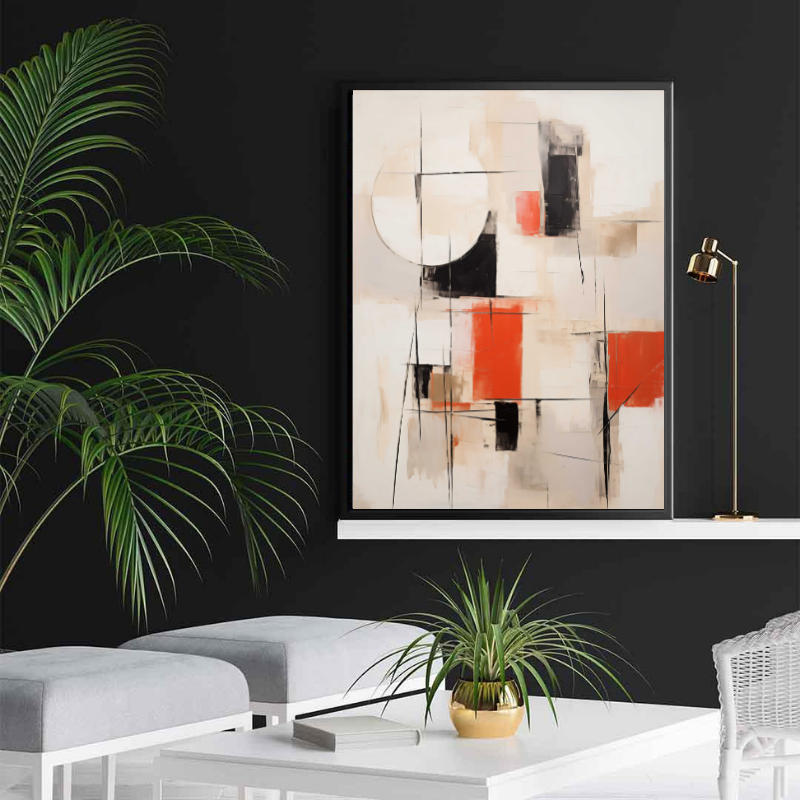 Leinwandgemälde - Moderne abstrakte Geometrie