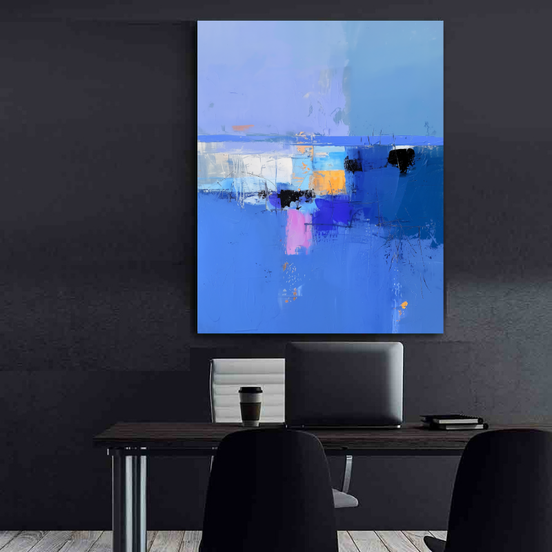 Tablou Canvas - Blue Mood Abstract Art