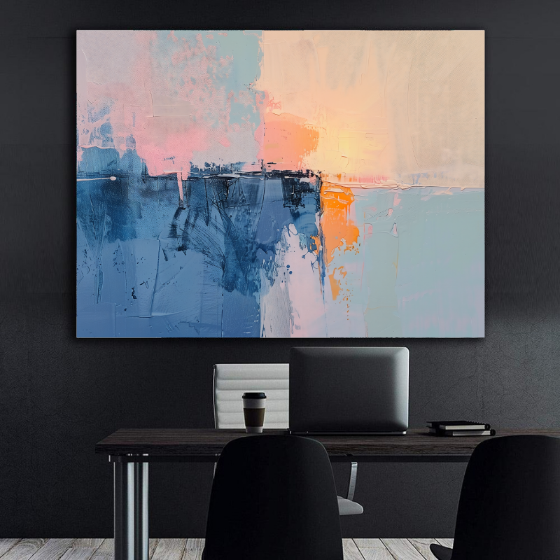 Tablou Canvas - Sunset Abstract Art