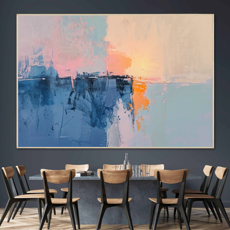 Tablou Canvas - Sunset Abstract Art