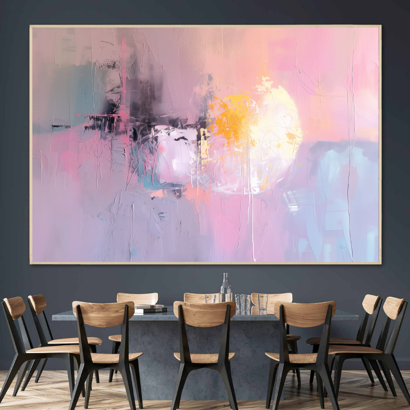 Tablou Canvas - Purple Abstract Art