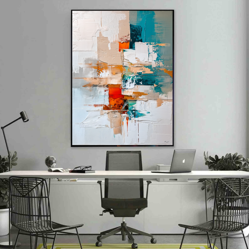Peinture sur toile – Art abstrait moderne
