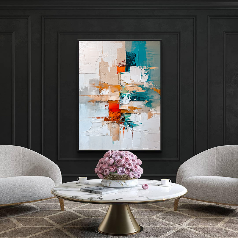 Peinture sur toile – Art abstrait moderne