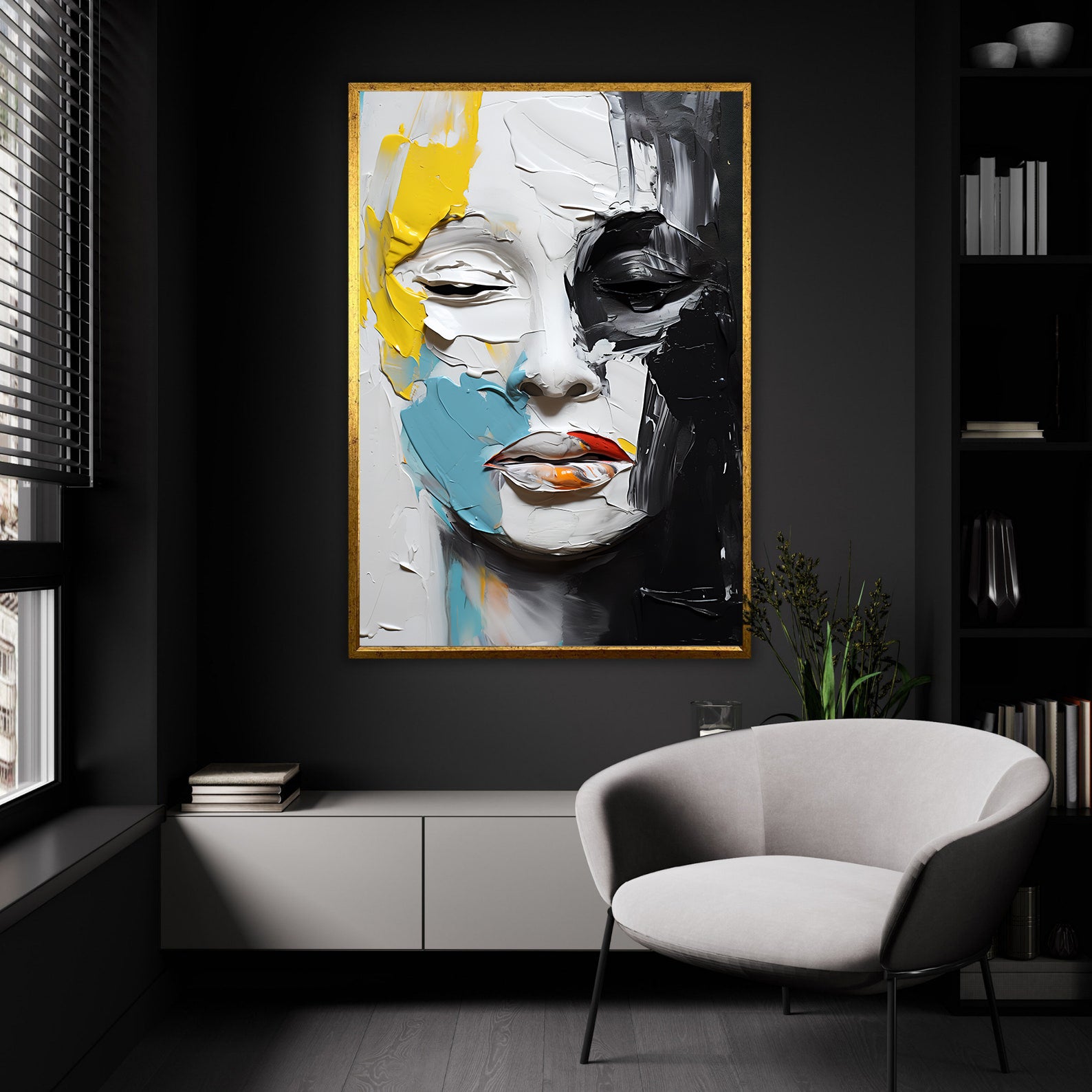 Tablou Canvas - Portret Abstract