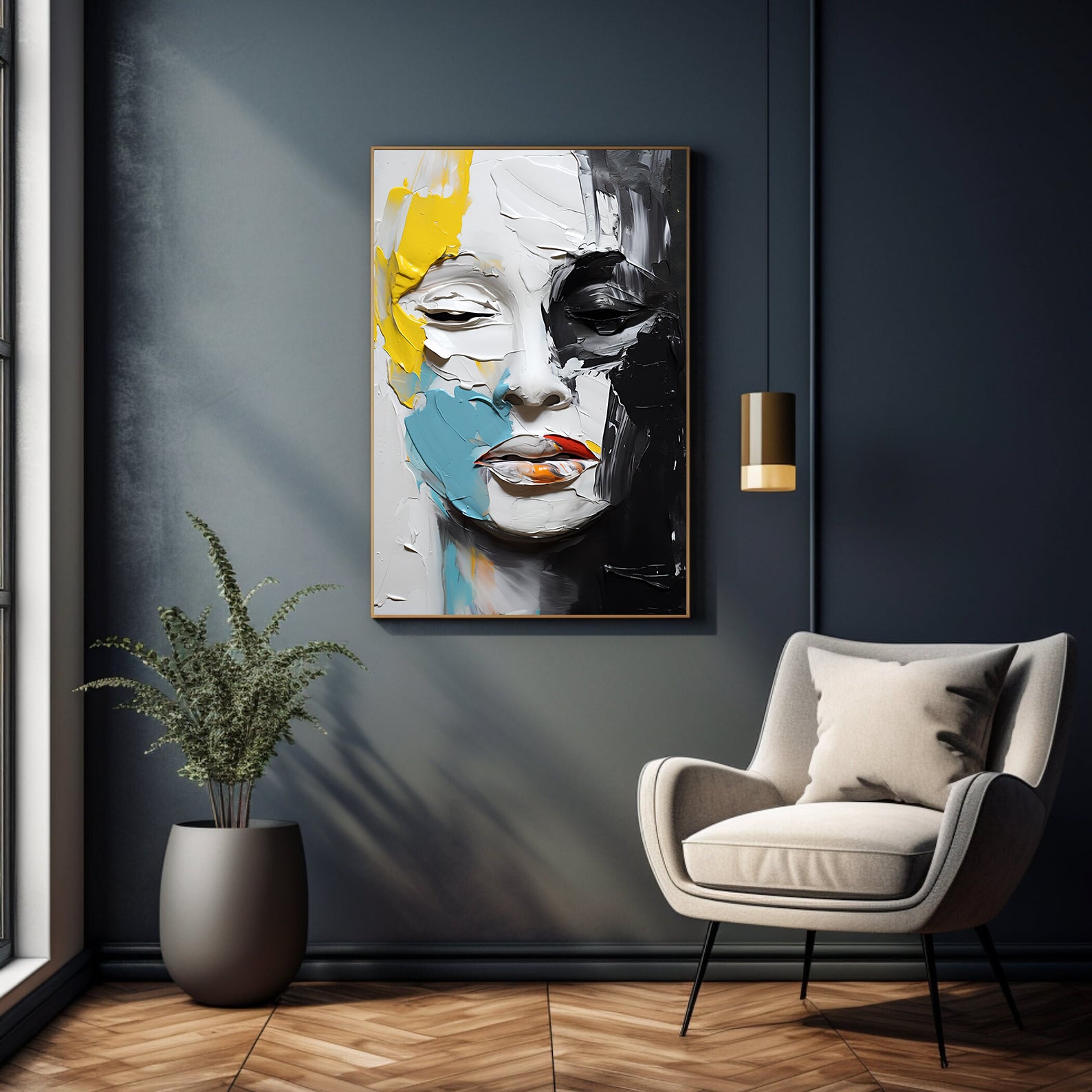 Tablou Canvas - Portret Abstract