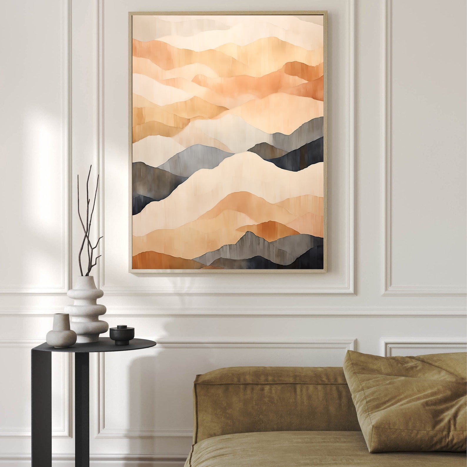 Tablou Canvas - Mountain Abstract Art