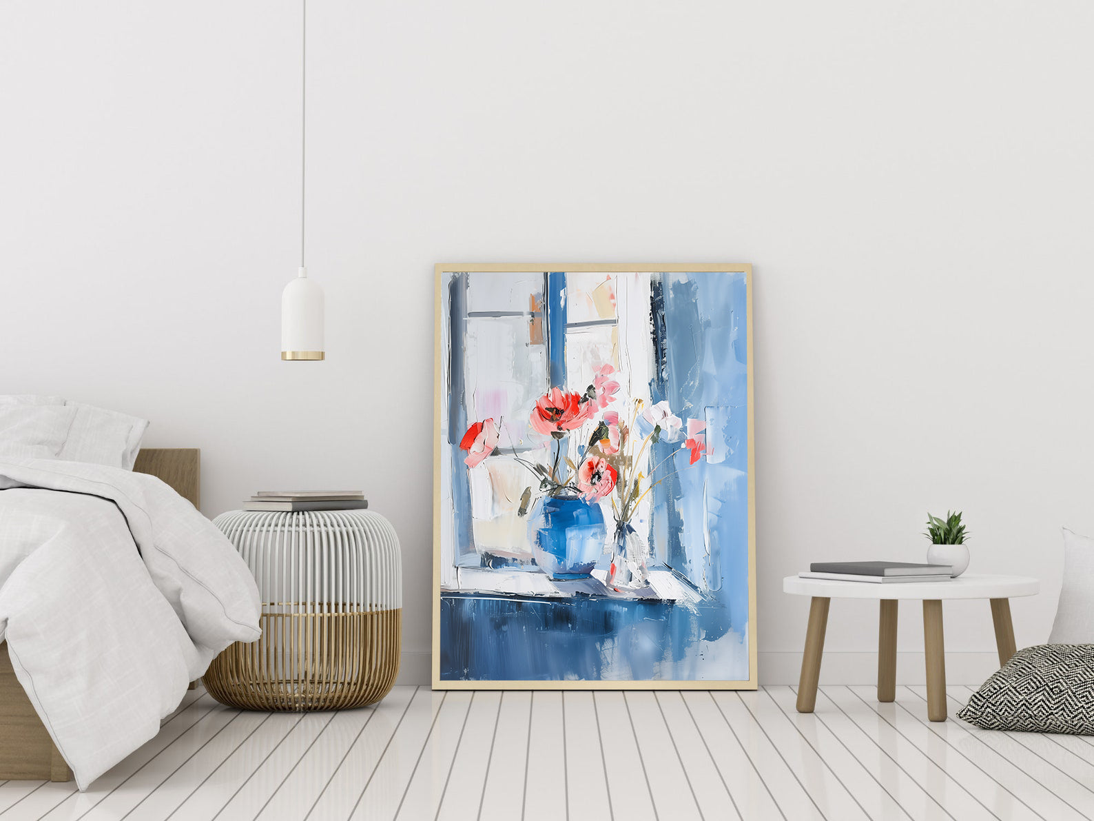 Peinture sur toile - Fleurs dans un vase