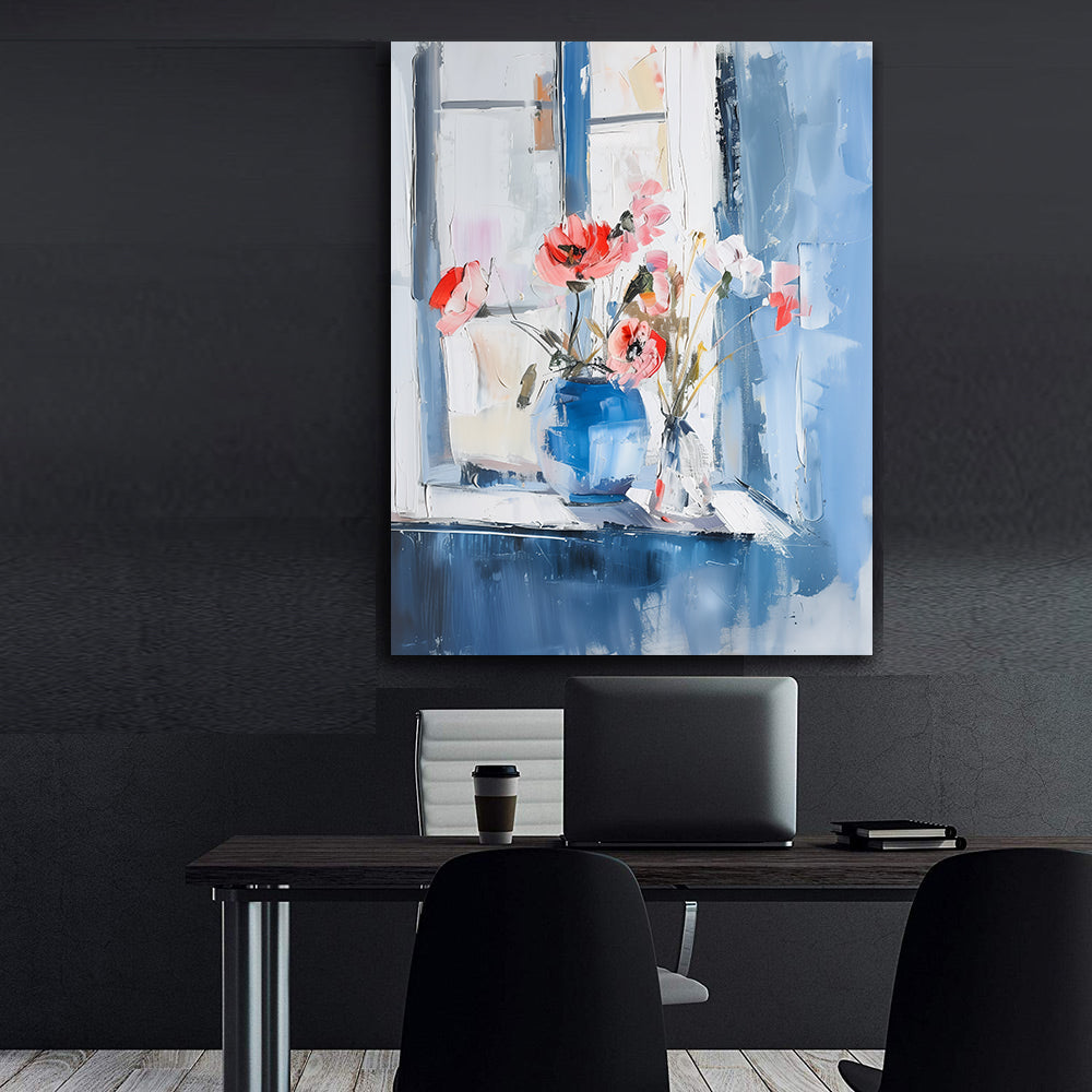 Leinwandgemälde - Blumen in einer Vase