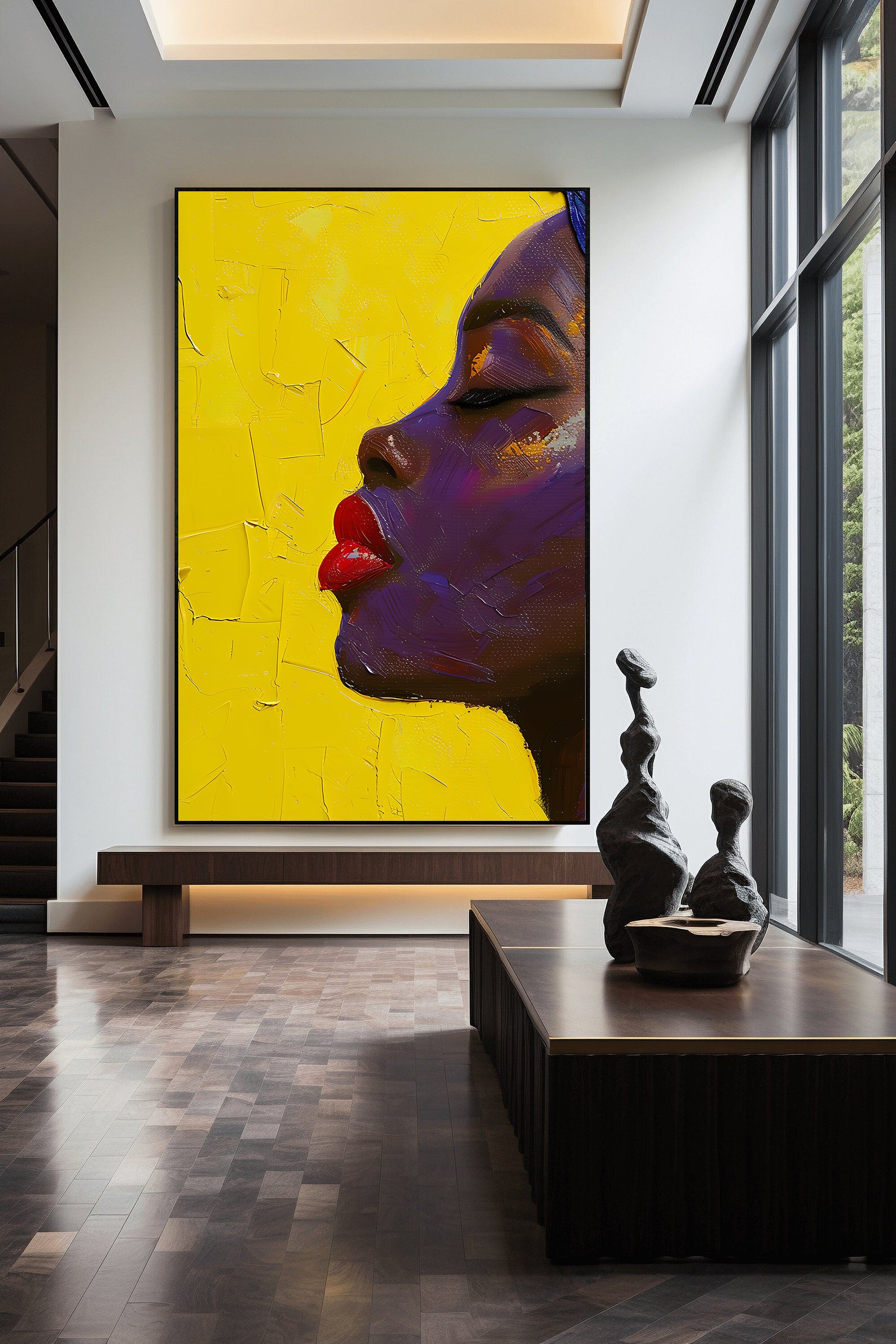 Tablou Canvas - Portret Femeie Africană