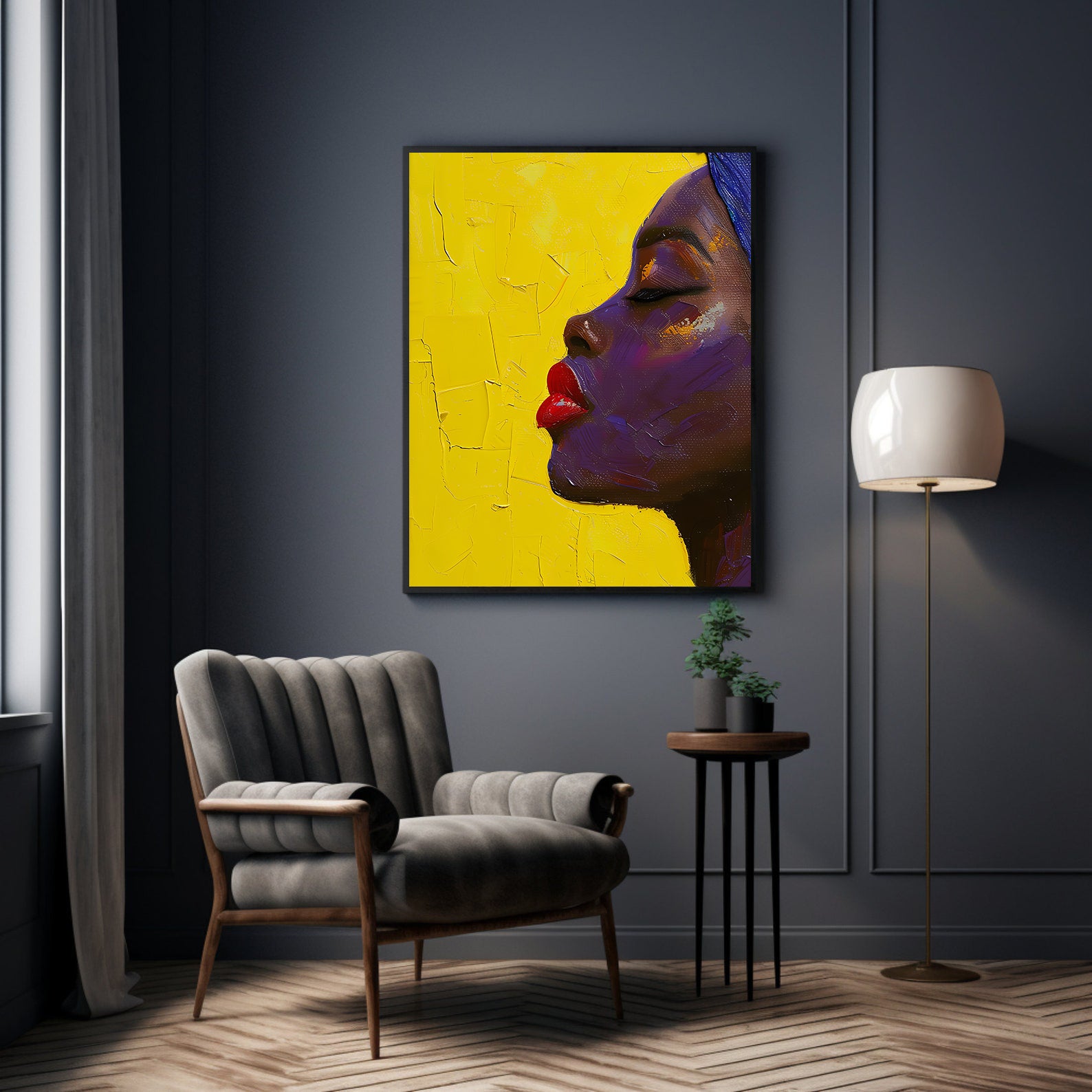 Tablou Canvas - Portret Femeie Africană