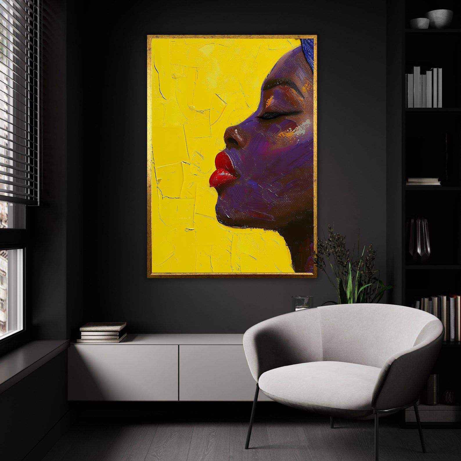 Tablou Canvas - Portret Femeie Africană