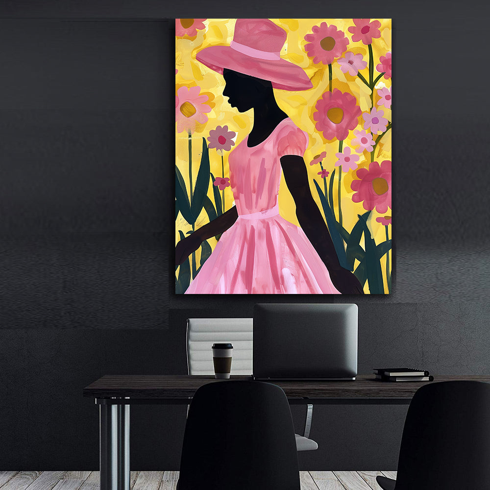 Leinwandbild - Brennende Kerze