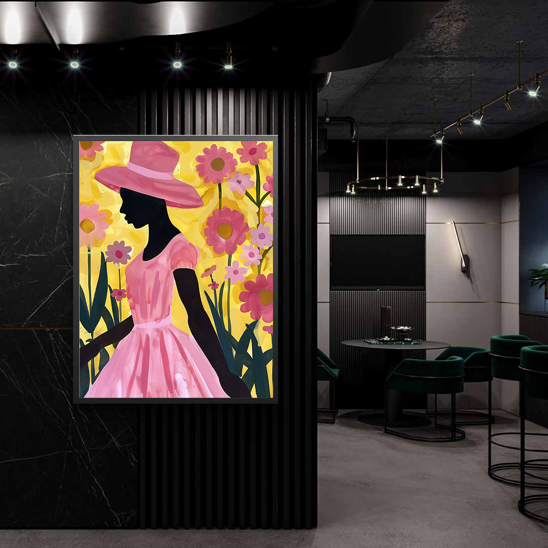 Leinwandbild - Brennende Kerze