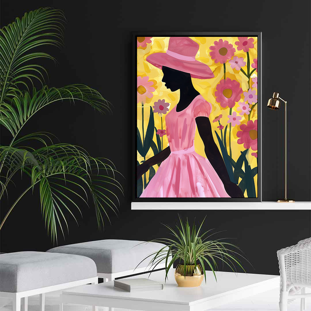 Leinwandbild - Brennende Kerze