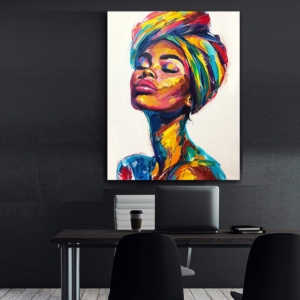 Leinwandbild - Brennende Kerze