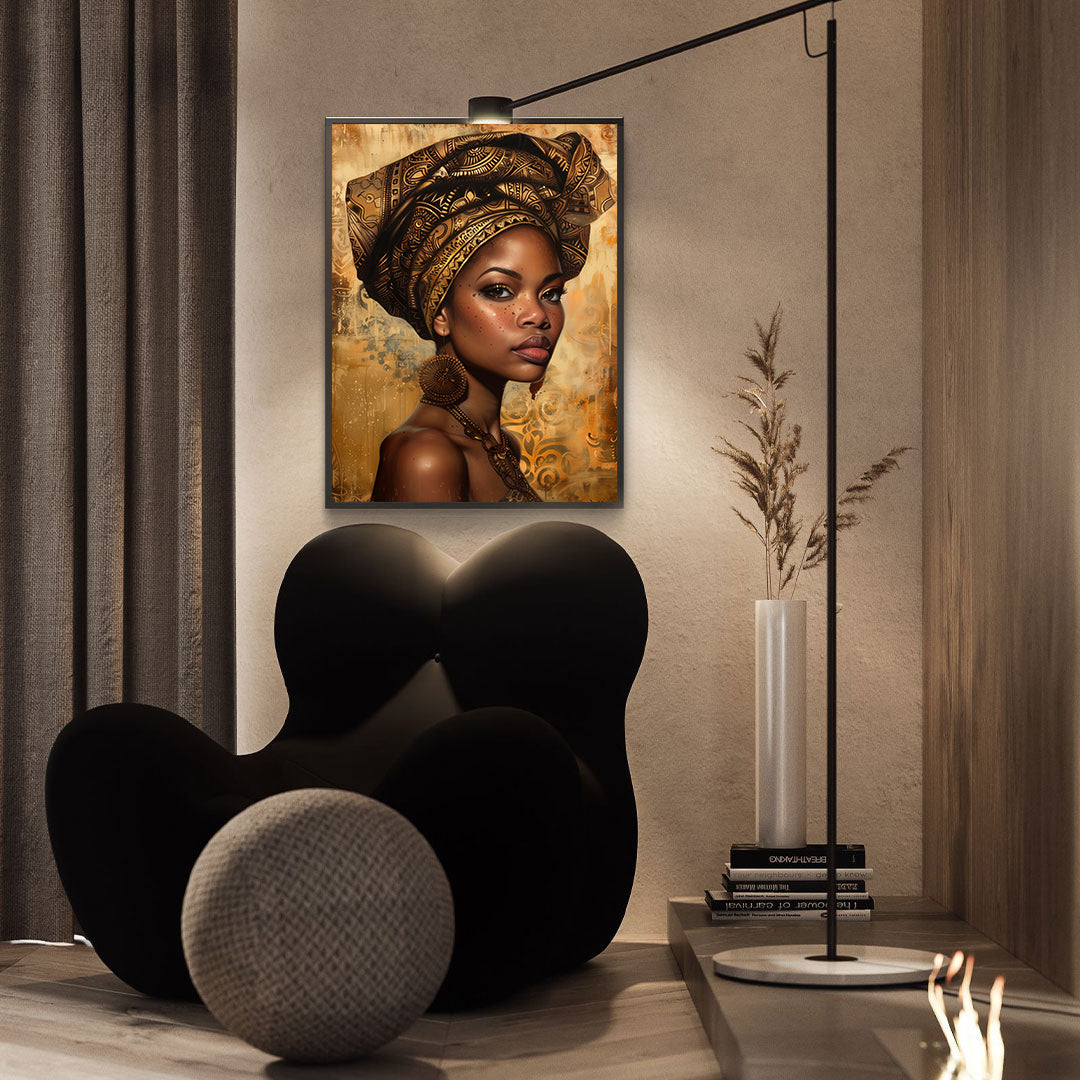 Peinture sur toile - Bougie allumée
