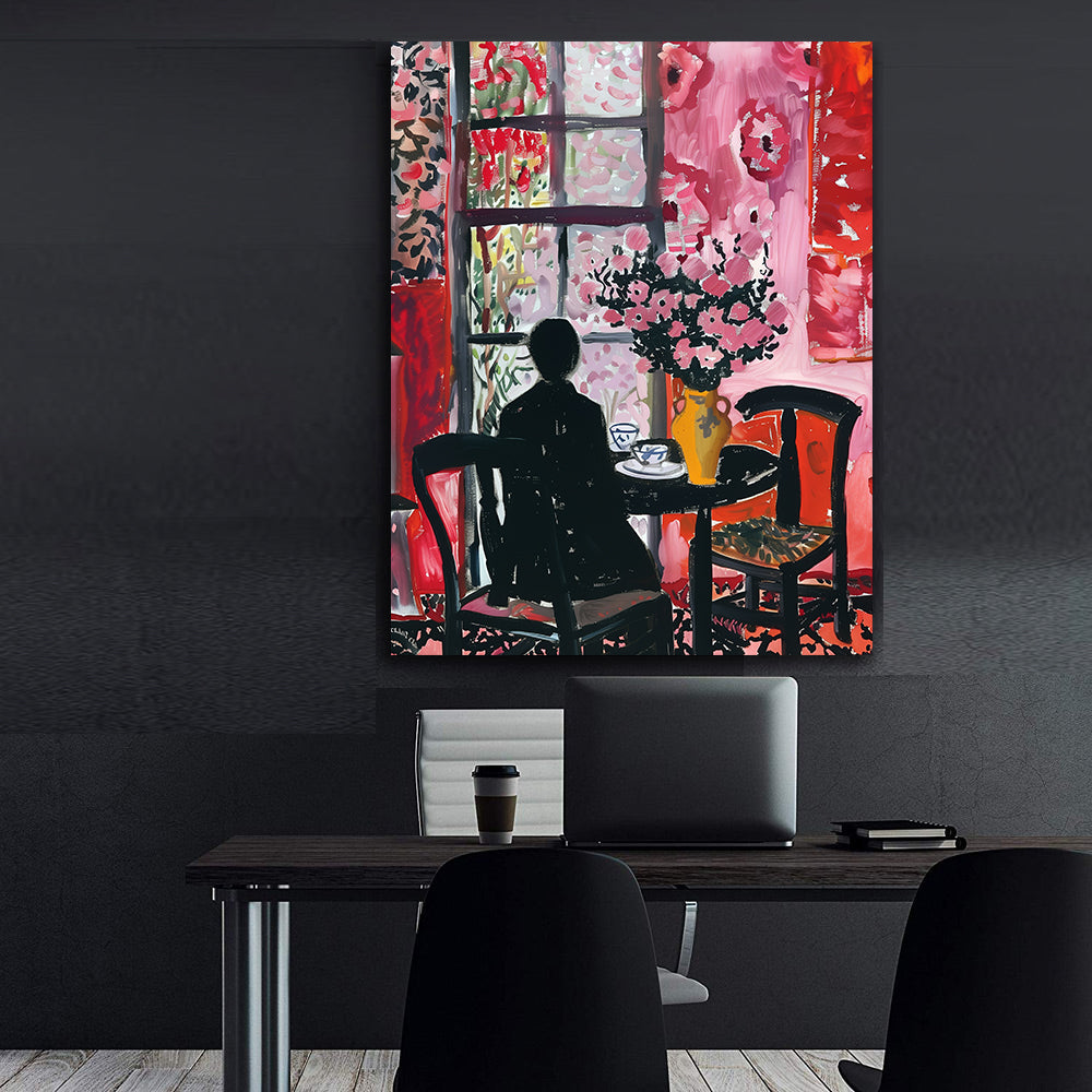 Leinwandbild - Brennende Kerze