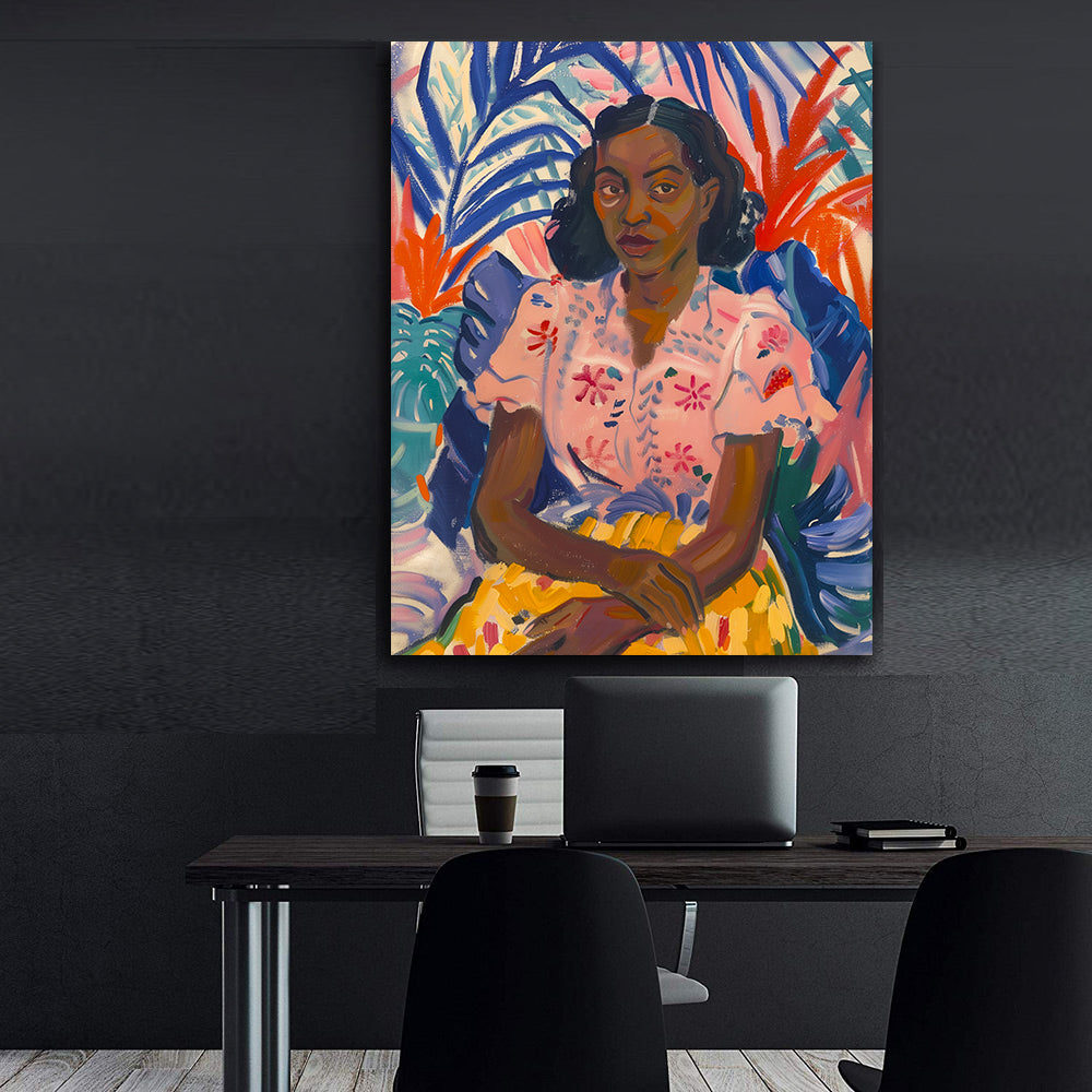 Leinwandbild - Brennende Kerze