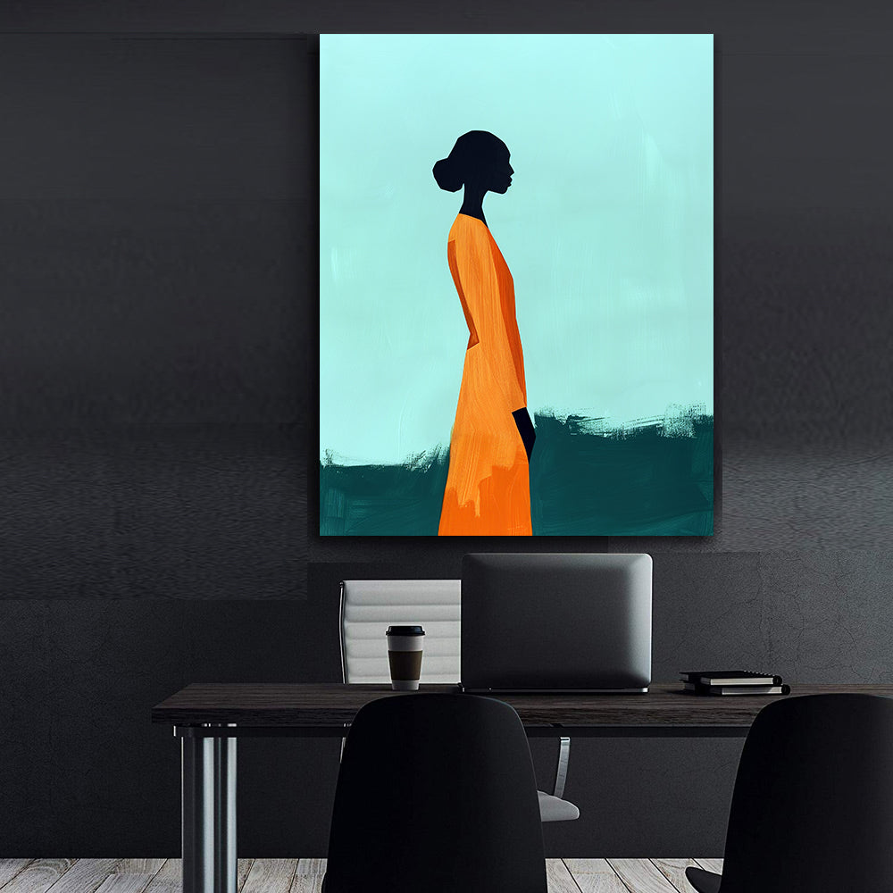 Peinture sur toile - Bougie allumée