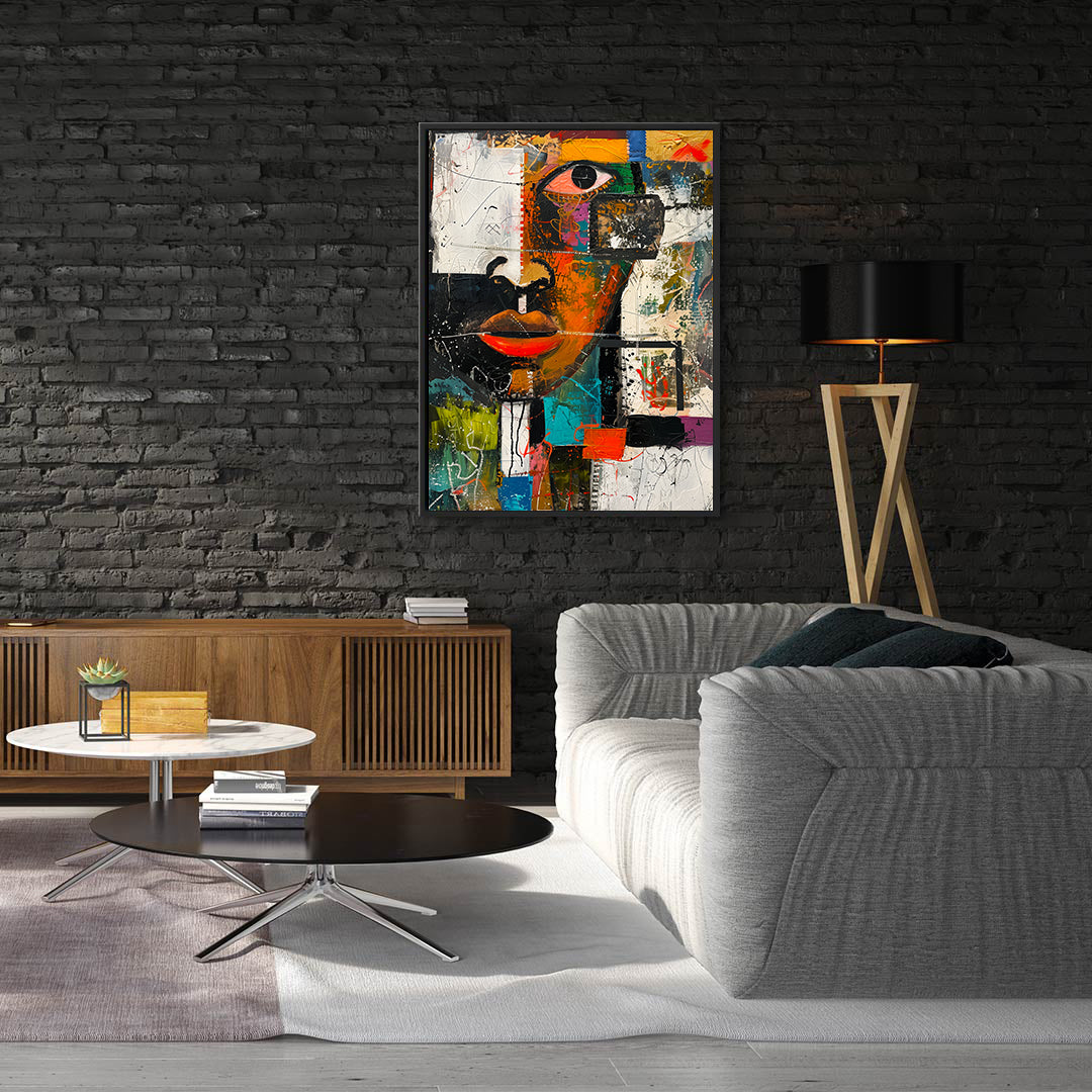 Leinwandbild - Brennende Kerze