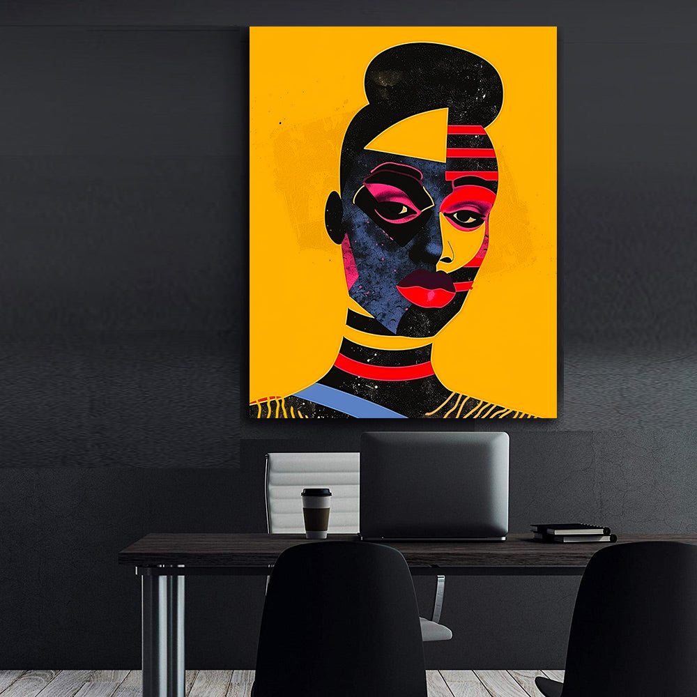 Leinwandbild - Brennende Kerze