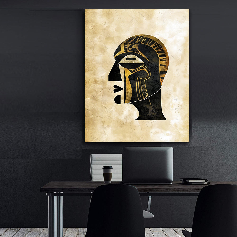 Leinwandbild - Brennende Kerze