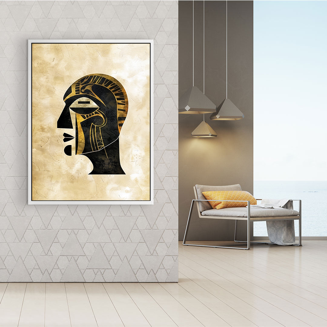 Leinwandbild - Brennende Kerze