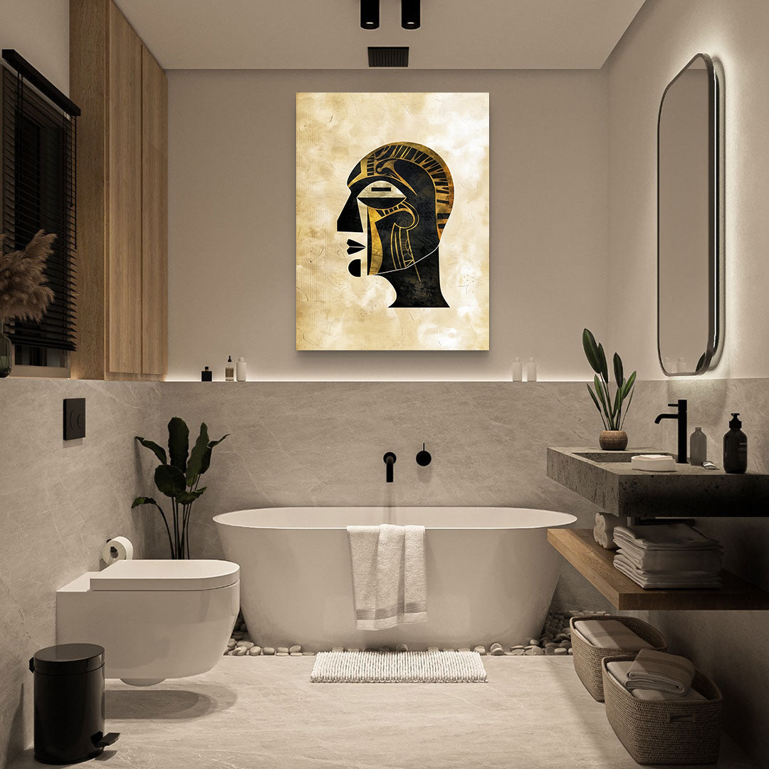 Leinwandbild - Brennende Kerze