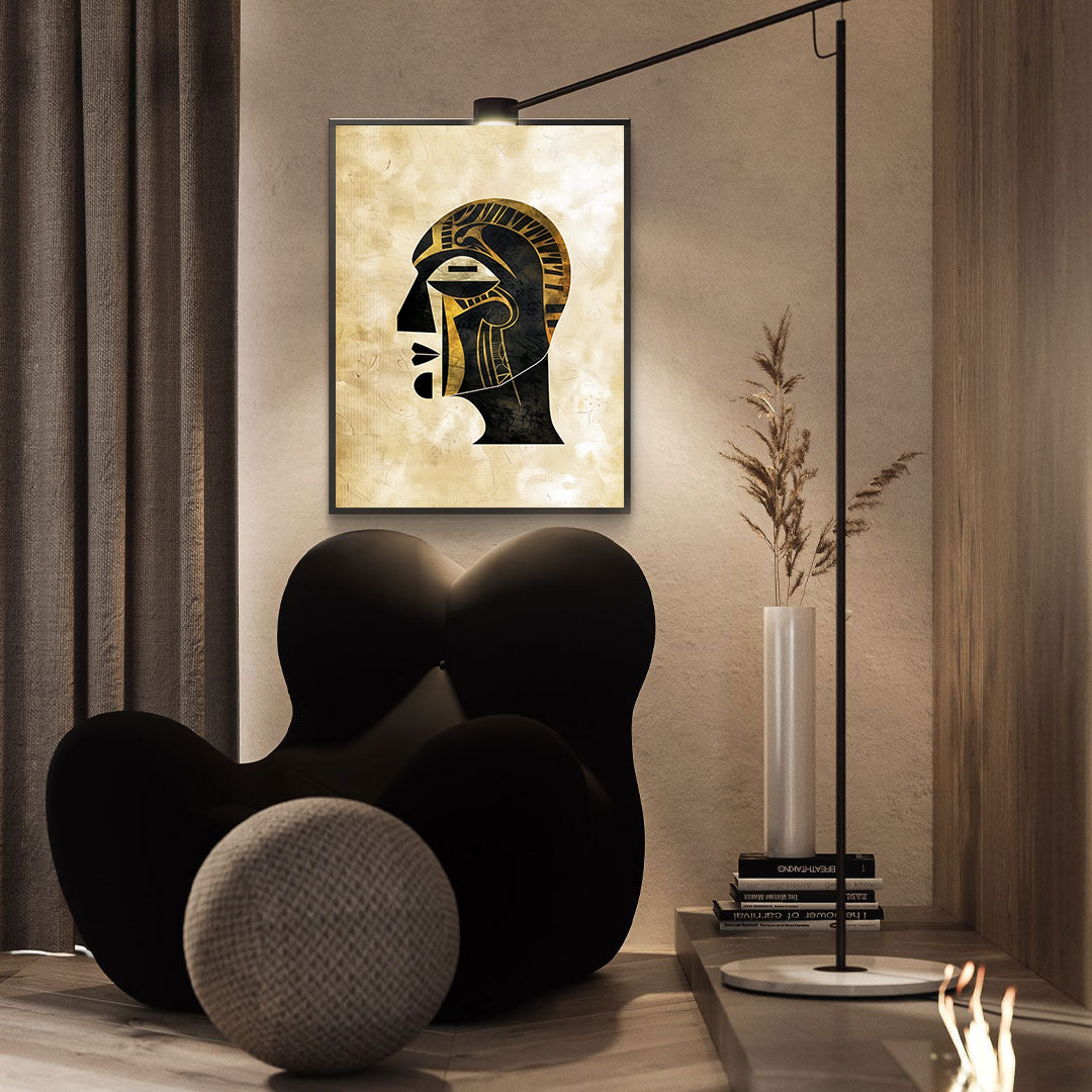 Leinwandbild - Brennende Kerze