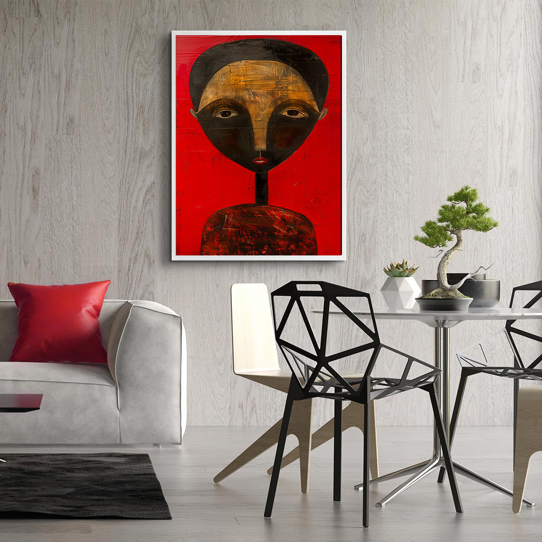 Leinwandbild - Brennende Kerze