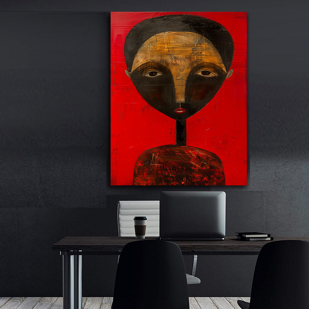 Leinwandbild - Brennende Kerze