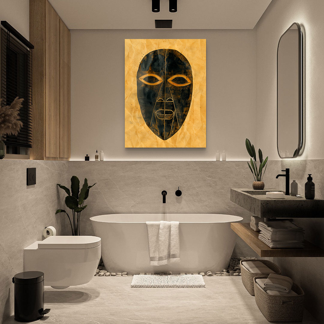 Leinwandbild - Brennende Kerze