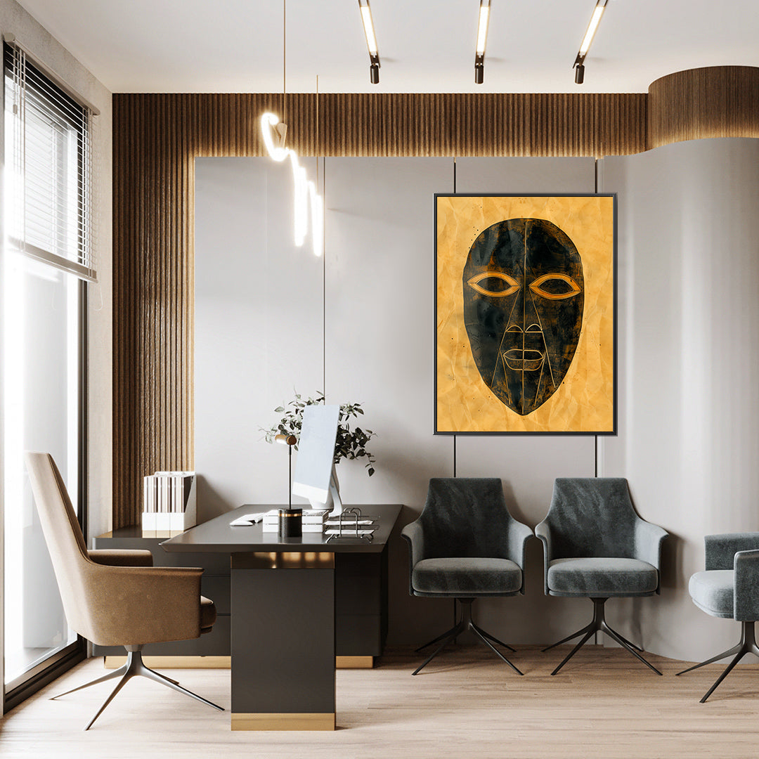 Leinwandbild - Brennende Kerze