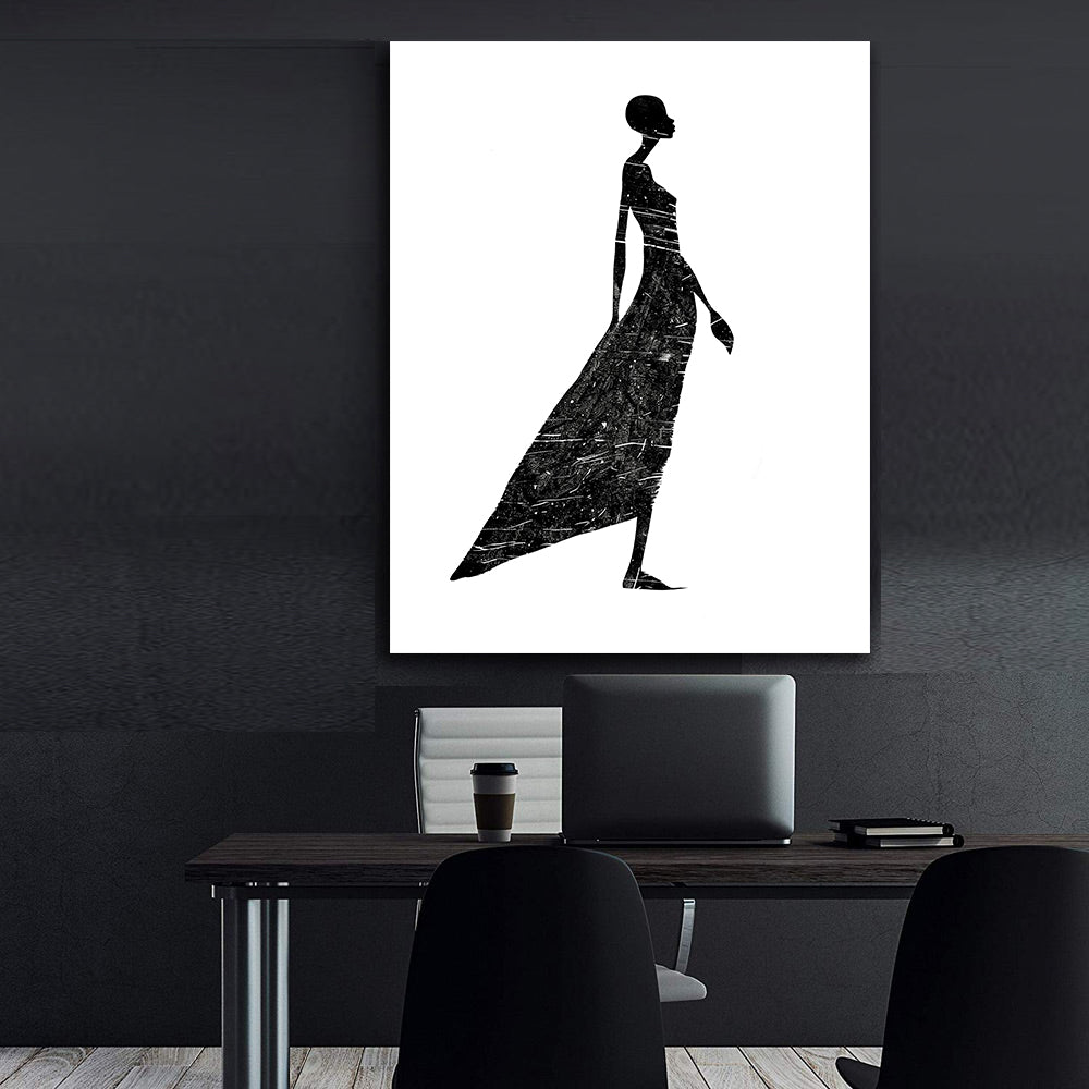 Leinwandbild - Brennende Kerze