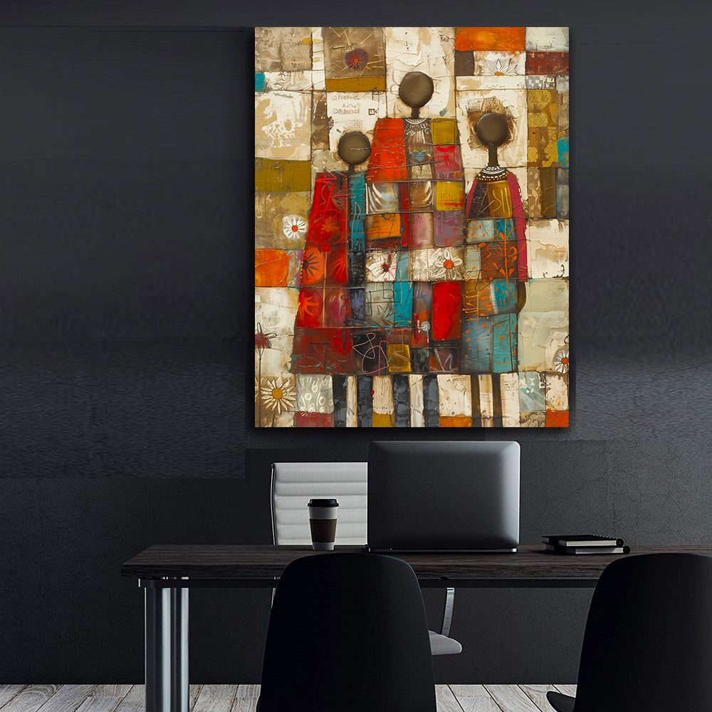 Leinwandbild - Brennende Kerze