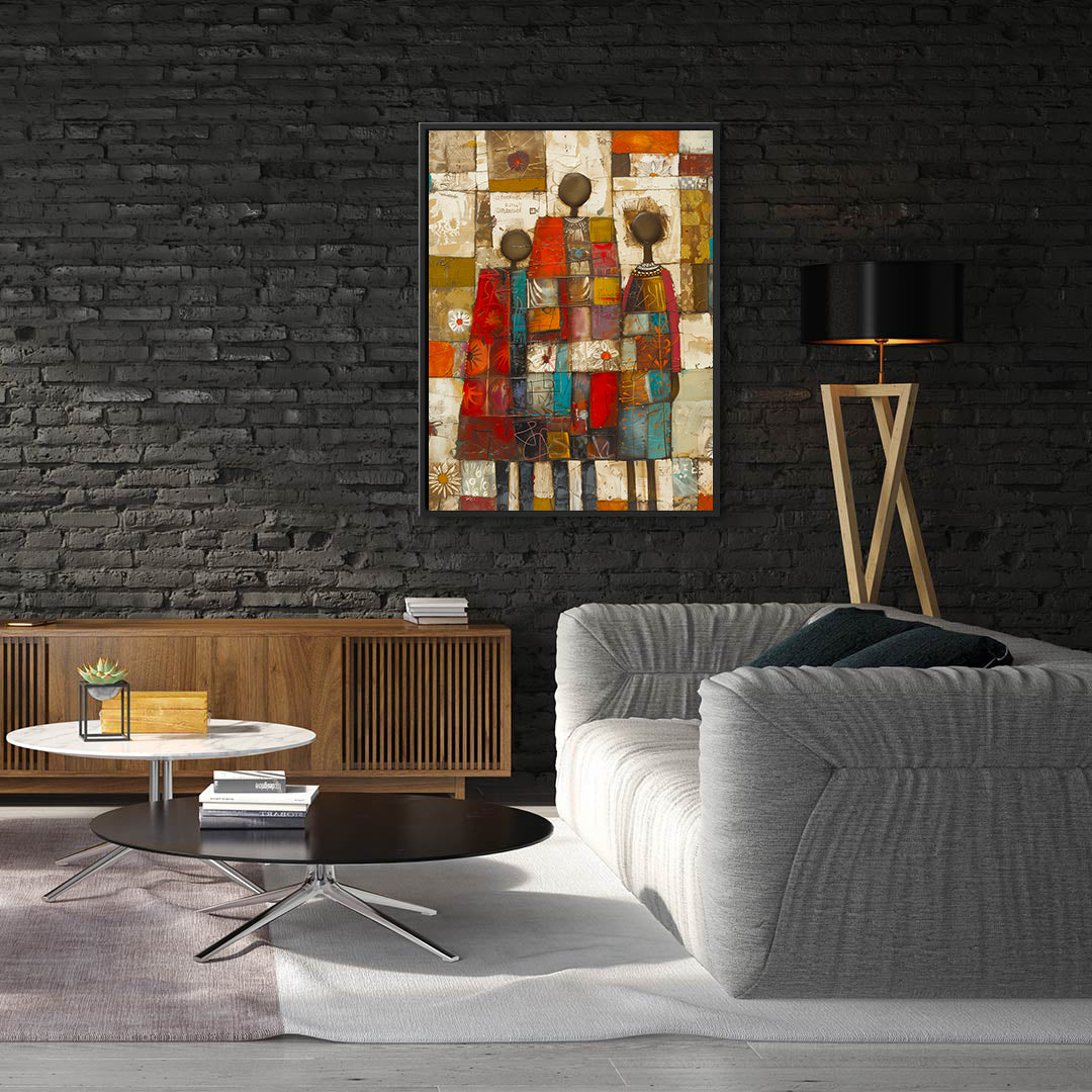 Leinwandbild - Brennende Kerze