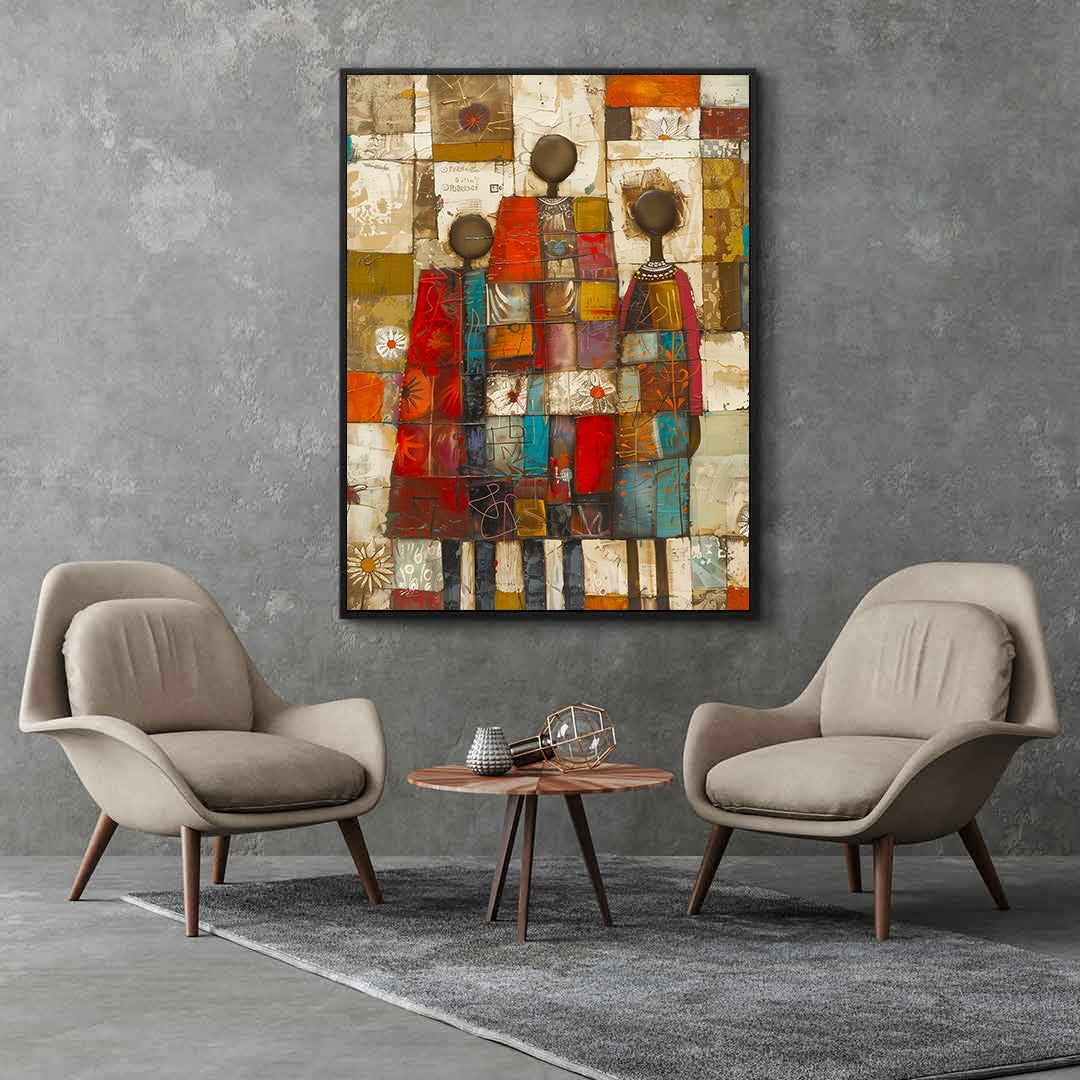 Leinwandbild - Brennende Kerze