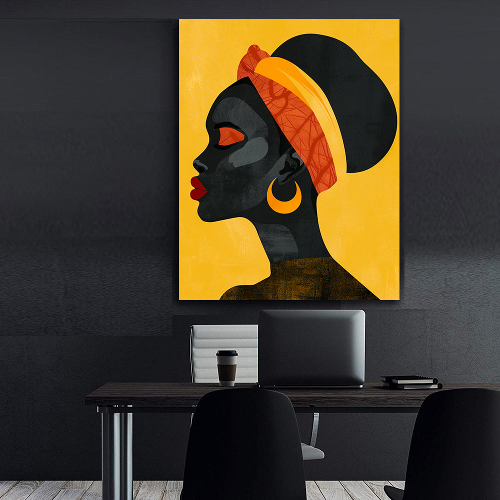 Leinwandbild - Brennende Kerze