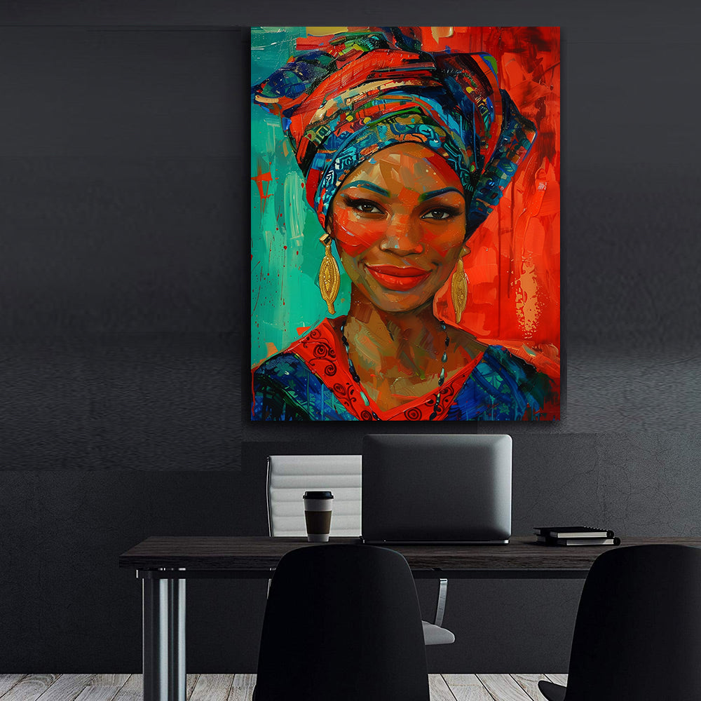 Leinwandbild - Brennende Kerze